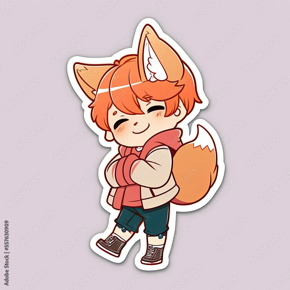 ArtStation - Anime fox girl