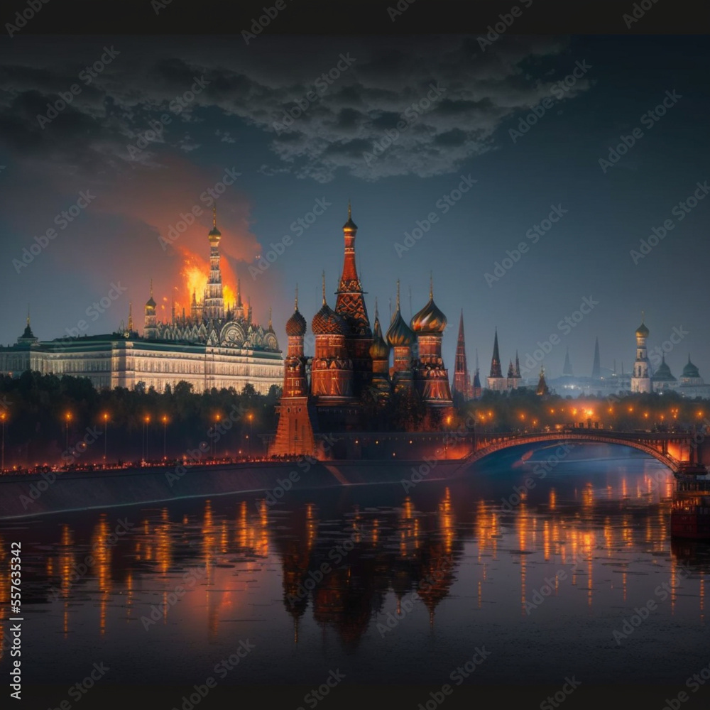Moscow city view