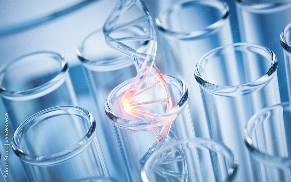 Chemical glassware in the laboratory, 3d rendering. Chemical glassware in the laboratory, 3d rendering.