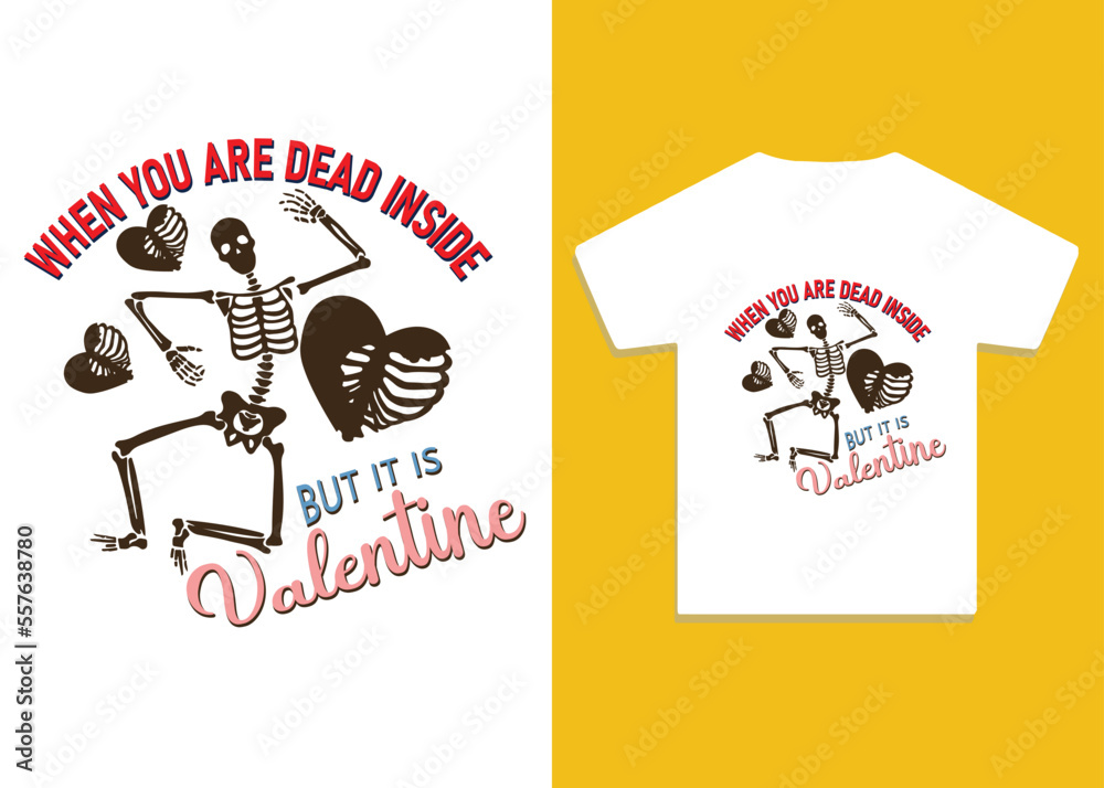 When You are Dead Inside But It is Valentine. Vector illustration design for fashion fabrics, textile graphics, and prints.
When You are Dead Inside But It is Valentine. Vector illustration design for fashion fabrics, textile graphics, and prints.