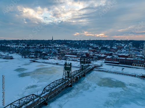 Aerial Stillwater Minnesota photo