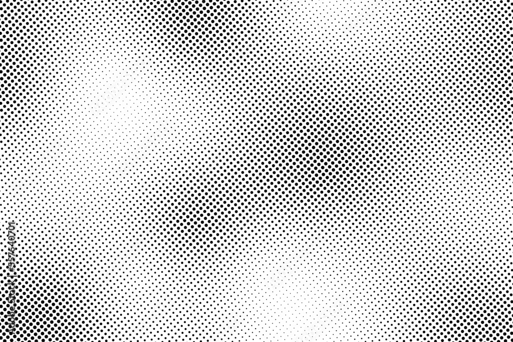 Black and white wave dotted halftone background Black and white wave dotted halftone background