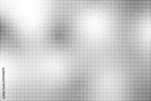 Wallpaper Mural Black and white wave dotted halftone background Torontodigital.ca