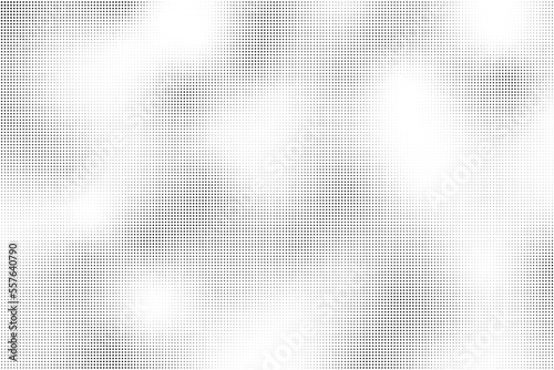 Black and white wave dotted halftone background