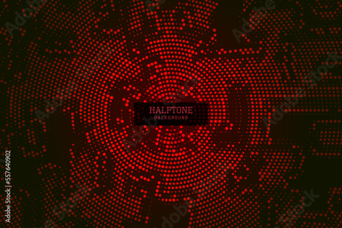 abstract technology background with circles halftone texture design for technology design
