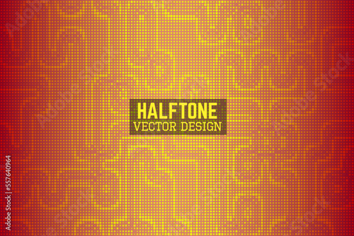 background with halftone vector illustration design for web, presentation, game and template design