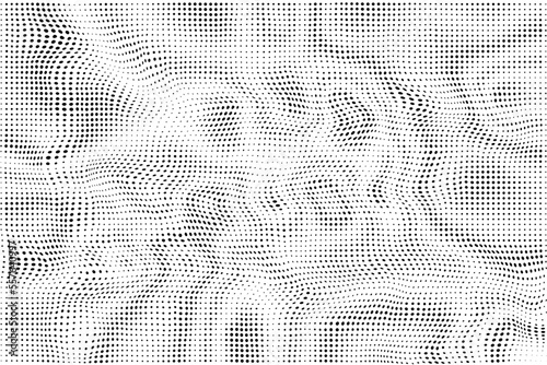 Liquid pattern with dots, halftone vector illutration design for background isolate on with background