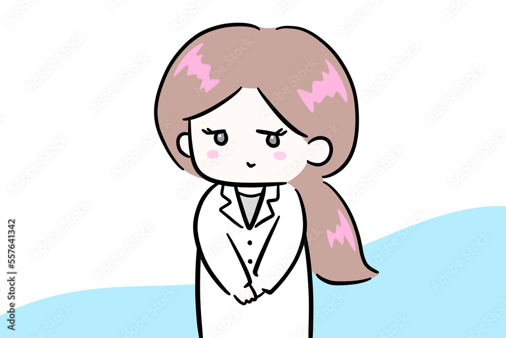 white coat woman doctor,illustration blank space doctor's prescription invite woman white coat woman doctor,illustration blank space doctor's prescription invite woman
