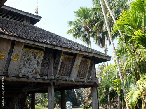 Ancient Northern style architecture in Mae Fah Luang Art and Cultural Park, Chiang Rai
