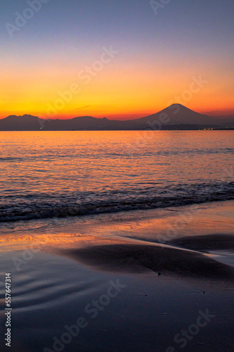 sunset over the sea