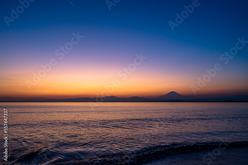 sunset over the sea