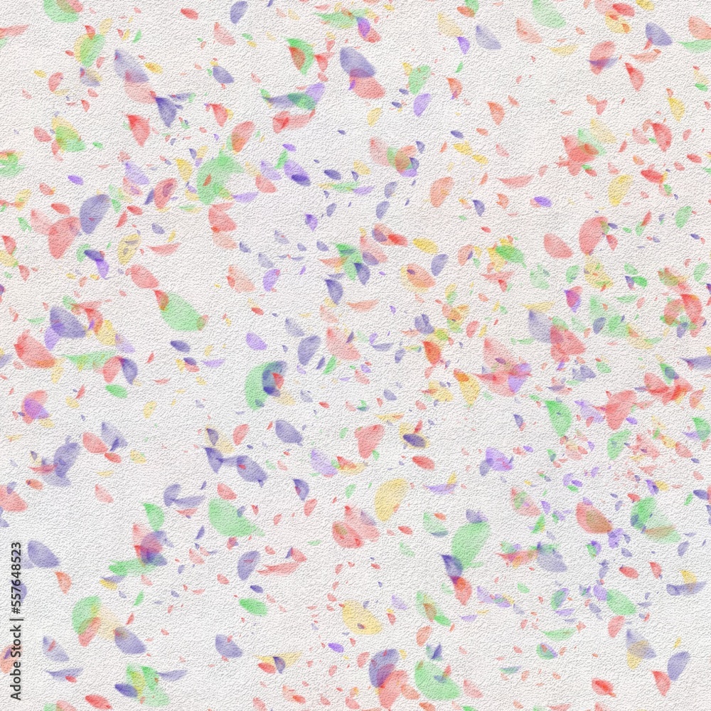confetti seamless abstract pattern background fabric design print wrapping paper digital illustration texture wallpaper watercolor paint 
