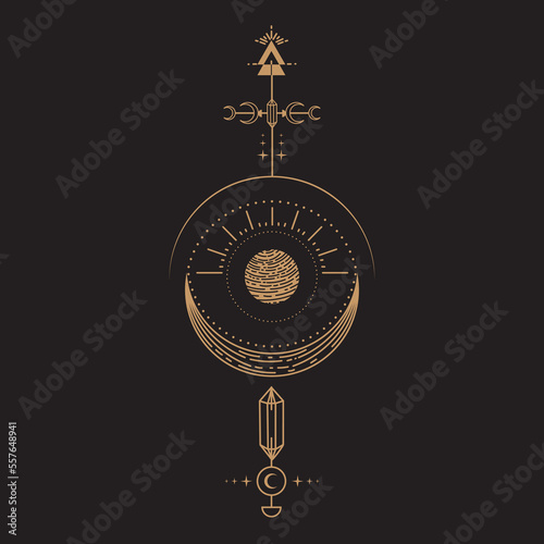 Celestial Magic Mystical and Esoteric Illustration