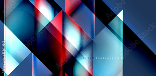 Dynamic triangle design with fluid gradient colors abstract background