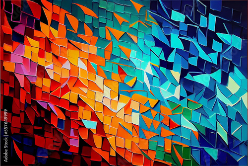 Modern abstract painting in...