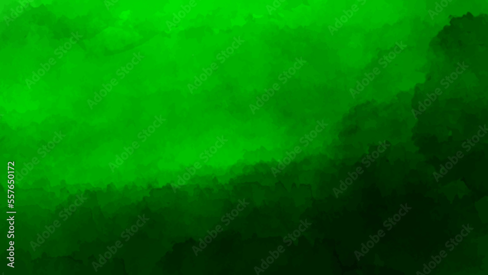 Abstract green watercolor vector background