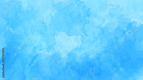 Abstract blue watercolor vector background