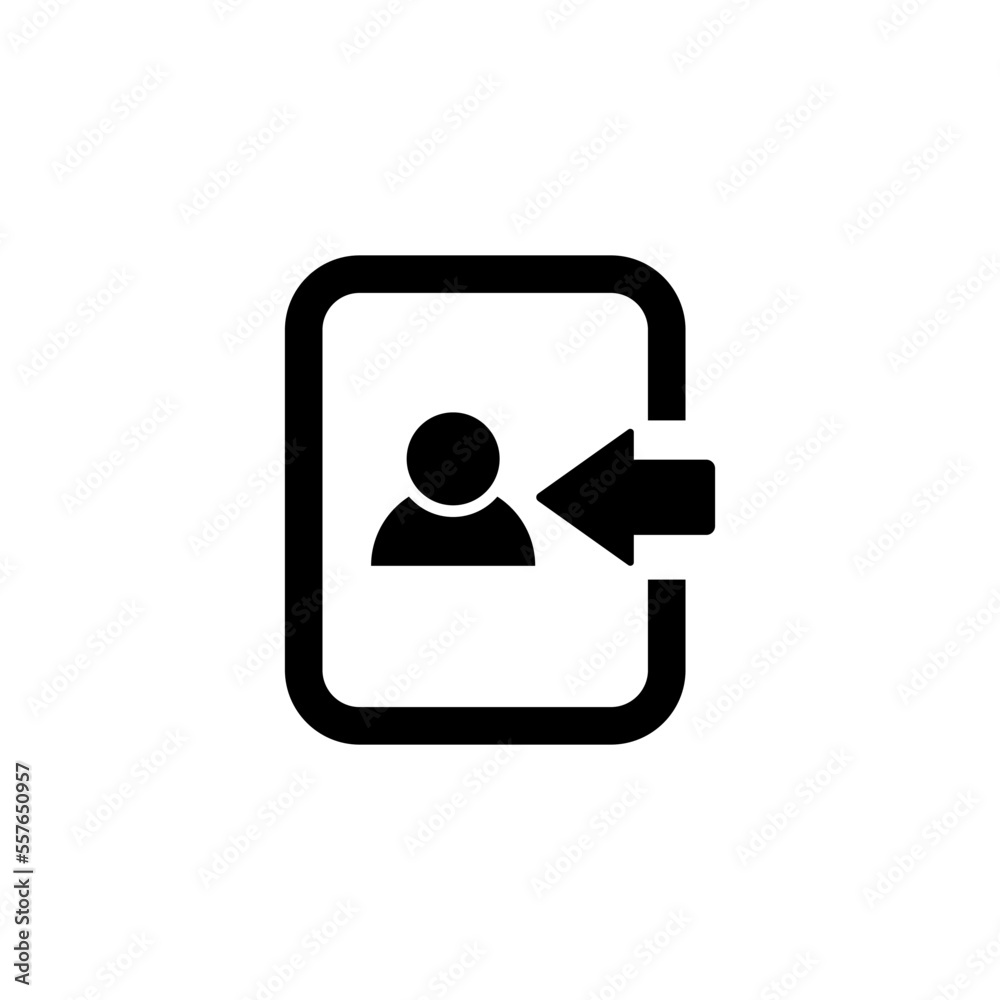 Log-in icon vector design templates Log-in icon vector design templates