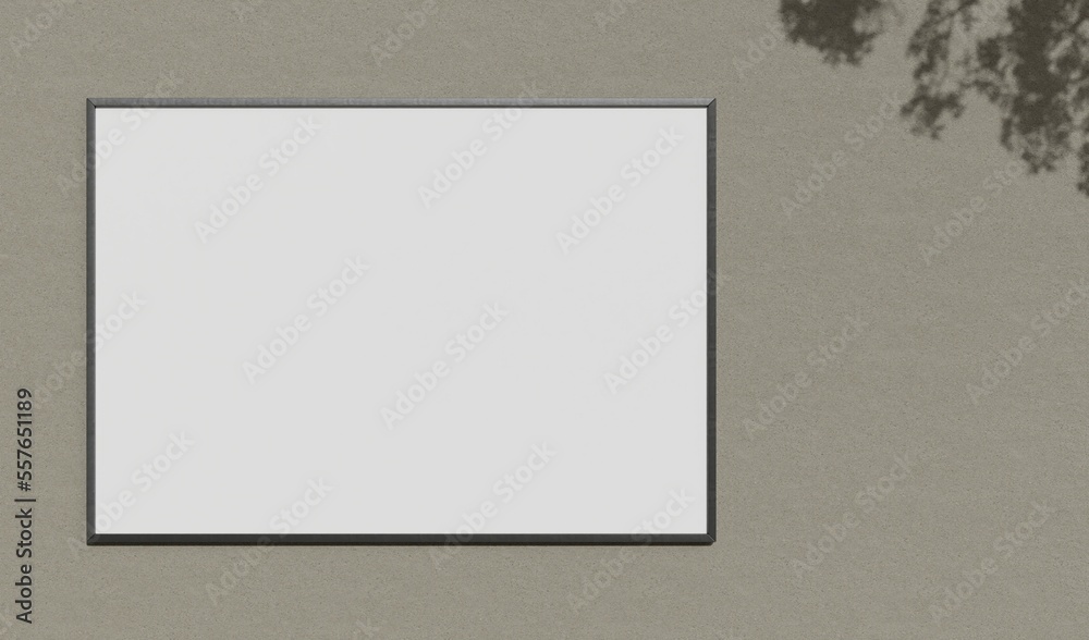 Mock up photo frame on the white wall with tree shadow
Mock up photo frame on the white wall with tree shadow