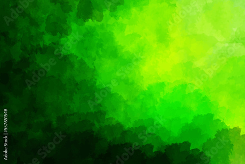 Abstract green watercolor vector background