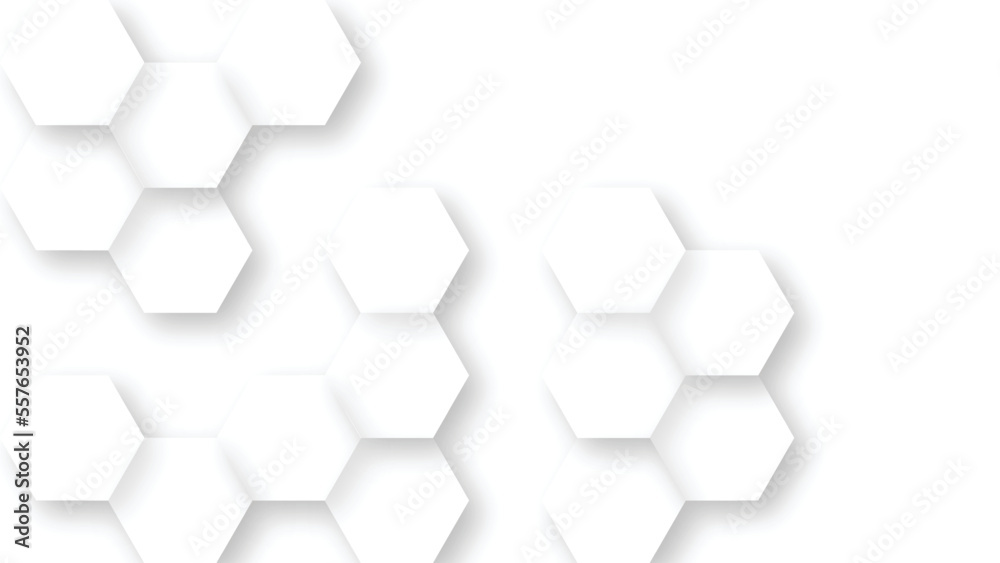 Hexagonal White Background Hexagonal White Background