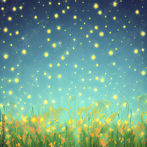 meadow with flowers