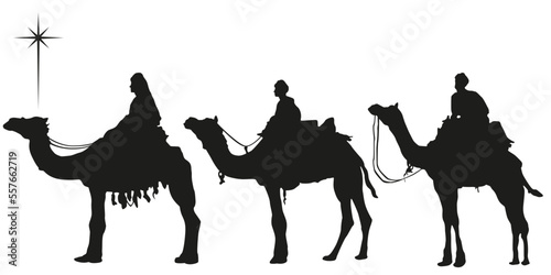 Three Wise Men Vector Set 2