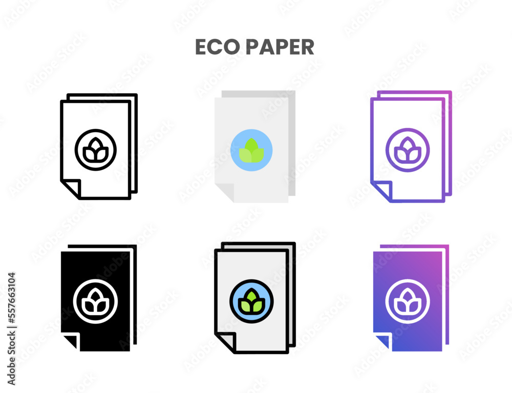 Eco Paper icons vector illustration set line, flat, glyph, outline color gradient. Great for web, app, presentation and more. Editable stroke and pixel perfect. Eco Paper icons vector illustration set line, flat, glyph, outline color gradient. Great for web, app, presentation and more. Editable stroke and pixel perfect.