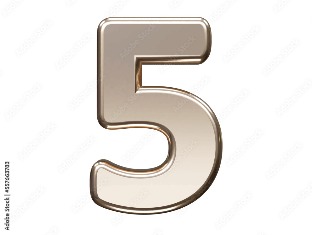 Number text effect vector illustration Number text effect vector illustration