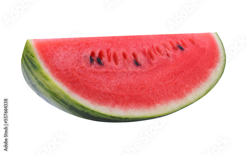 Sliced of watermelon isolated transparent png