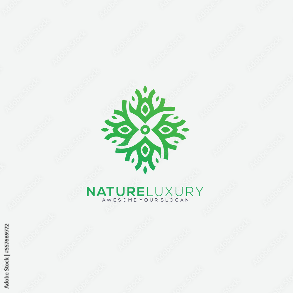 nature flower luxury design gradient color template nature flower luxury design gradient color template