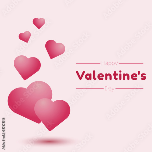 The art of passion design and decoration element, shape, banner, and template symbolizes valentine's celebration of love and romance and a happy holiday on valentines day.