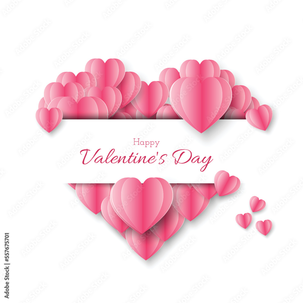 The art of passion design and decoration element, shape, banner, and template symbolizes valentine's celebration of love and romance and a happy holiday on valentines day.