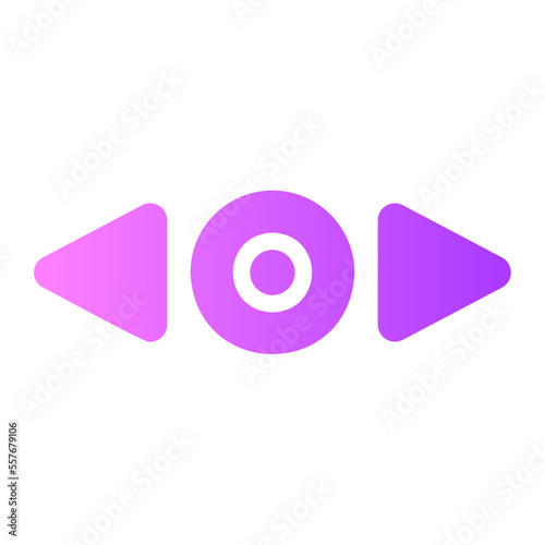 orientation gradient icon