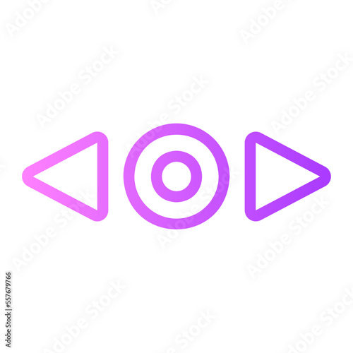 orientation gradient icon