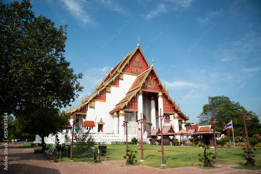 THAILAND AYUTTHAYA WAT MONGKHON BOPHIT THAILAND AYUTTHAYA WAT MONGKHON BOPHIT
