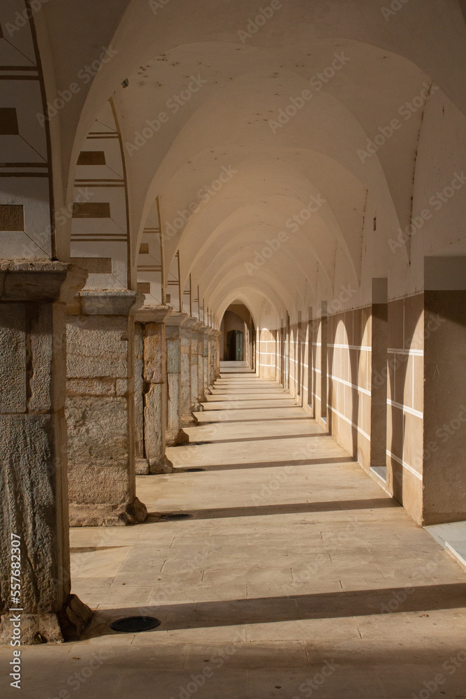 arches in a spanish town 