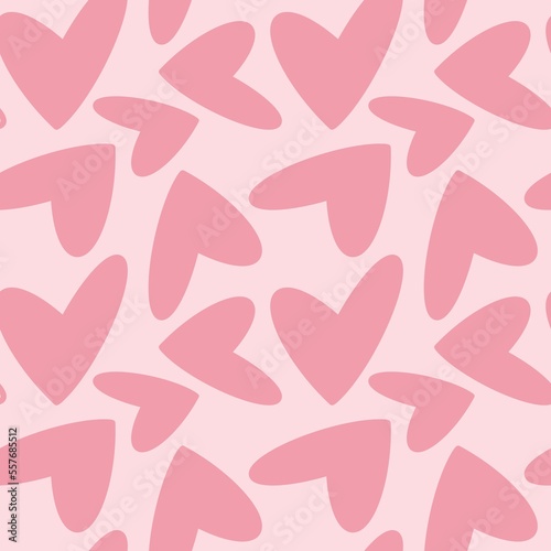 seamless pattern with hearts valentine background