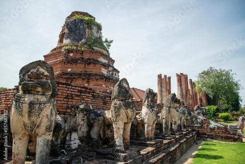 THAILAND AYUTTHAYA WAT THAMMIKARAT photo