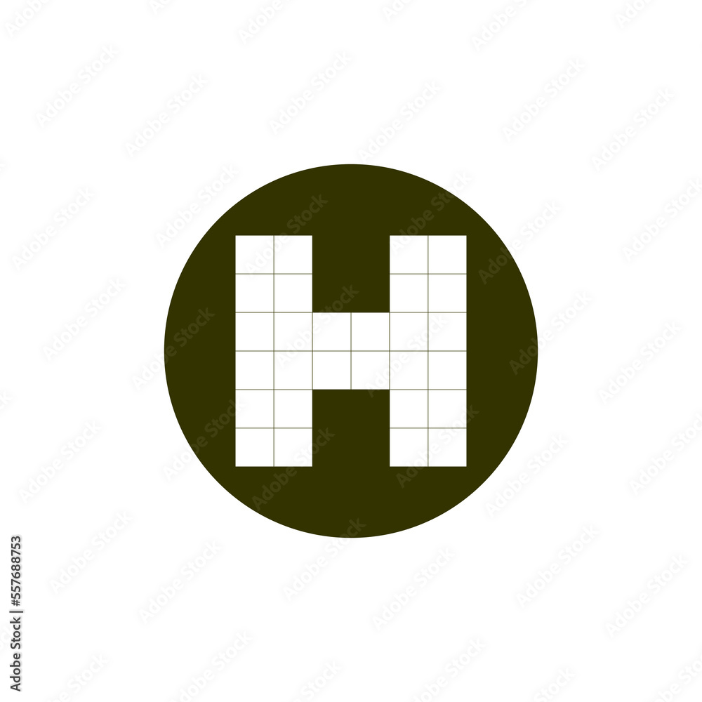 Obraz premium H logo