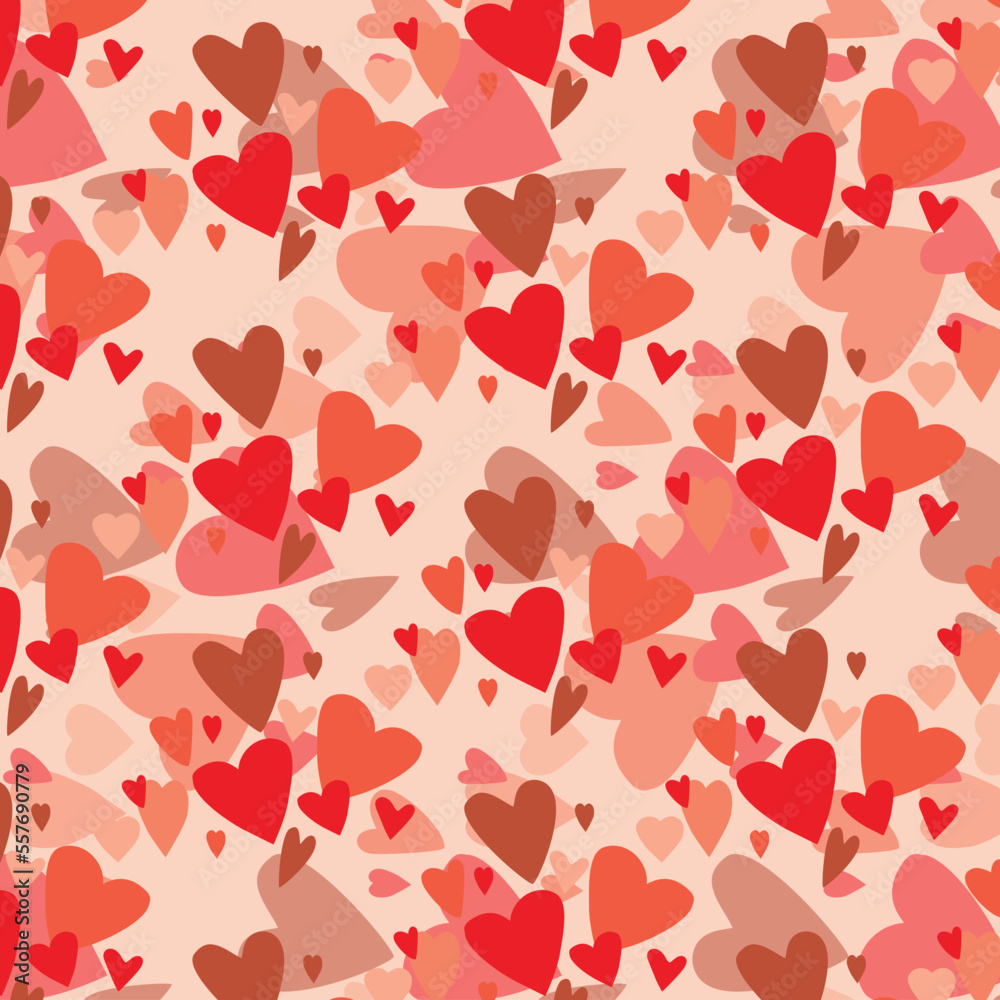 seamless background with hearts seamless background with hearts