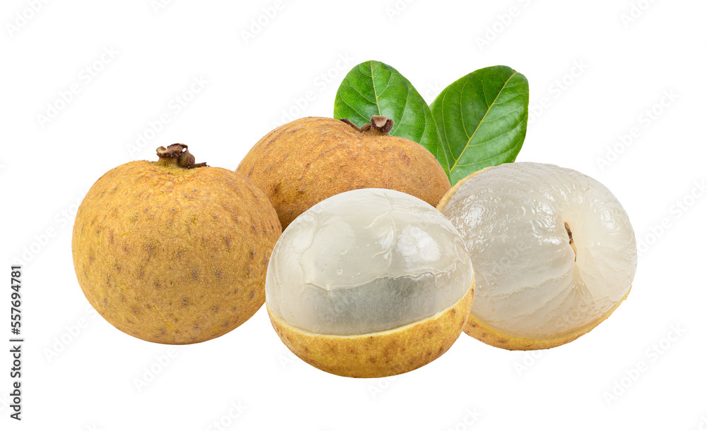 Longan with leaf isolated on transparent png Longan with leaf isolated on transparent png