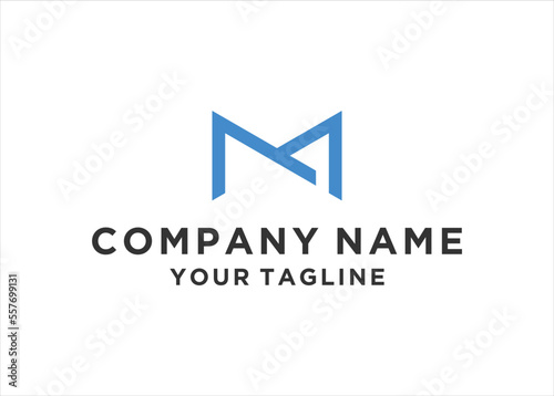 letter ma logo design vector illustration template