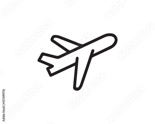 Airport vector line icon design