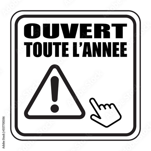 Logo ouvert toute l'année.