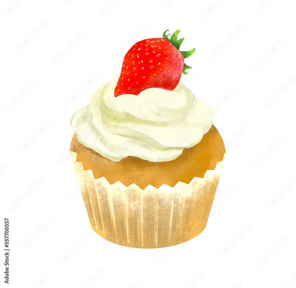 苺のカップケーキ いちご 苺のカップケーキ いちご