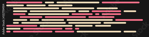 Code on screen vector illustration, flat cartoon coding lines simulation