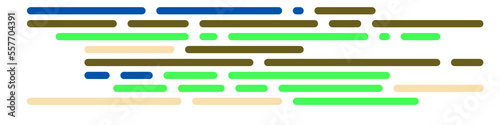 Code on screen vector illustration, flat cartoon coding lines simulation
