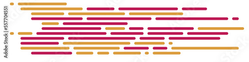 Code on screen vector illustration, flat cartoon coding lines simulation