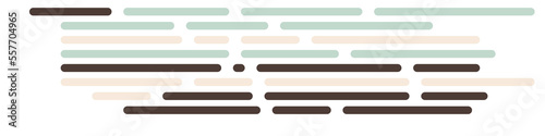 Code on screen vector illustration, flat cartoon coding lines simulation